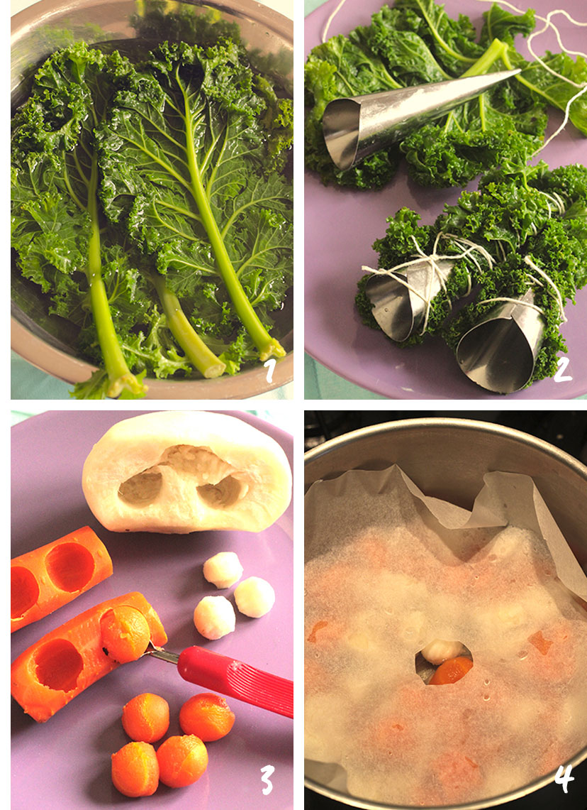 Les étapes de la recette