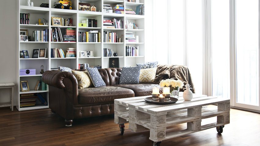 Come realizzare mobili con pallet: riciclo creativo dalani e ora ... Arredamento con pedane