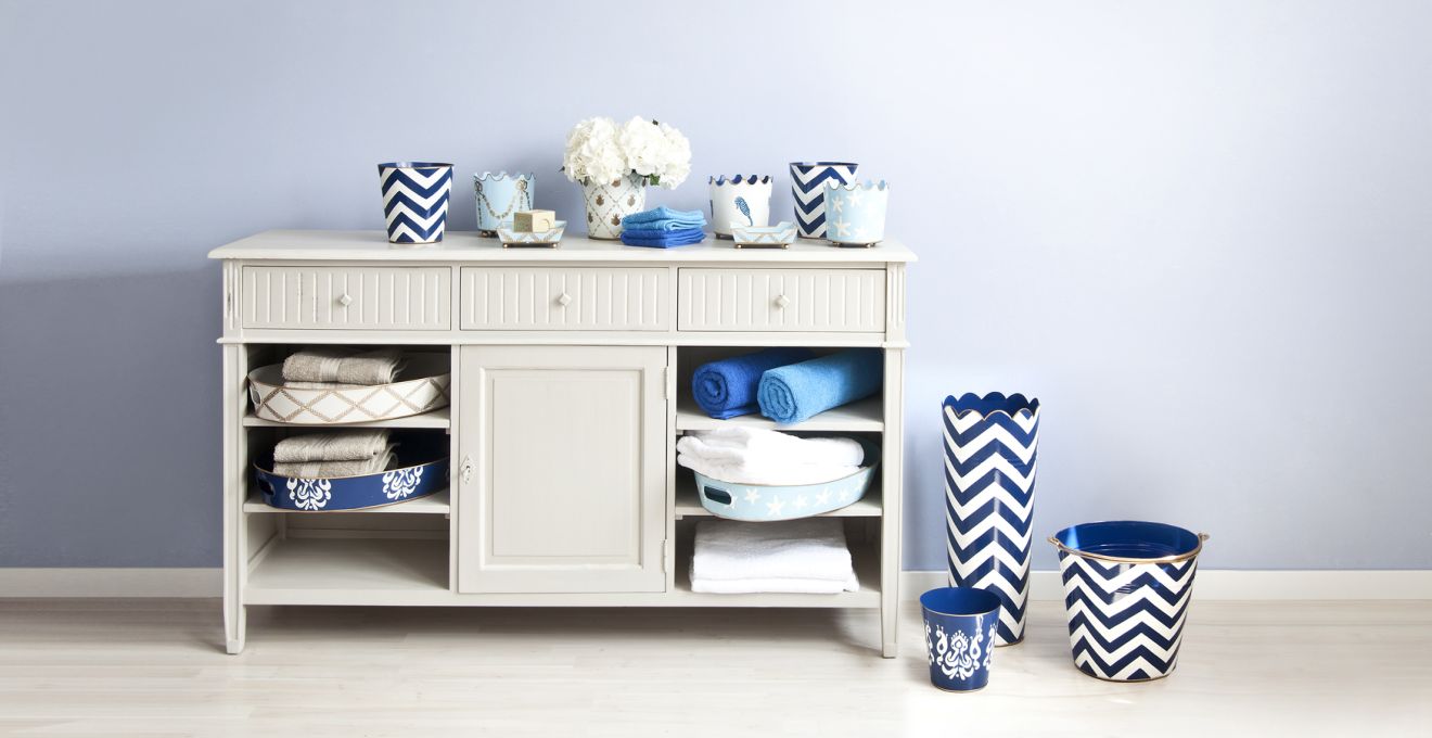 Prachtig blauw behang in je interieur | Westwing Prachtig blauw behang in je interieur | Westwing