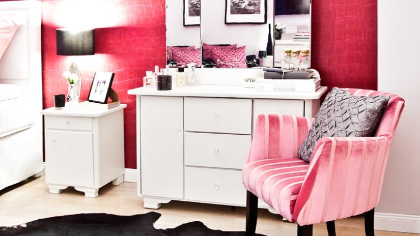 toaletka w stylu glamour