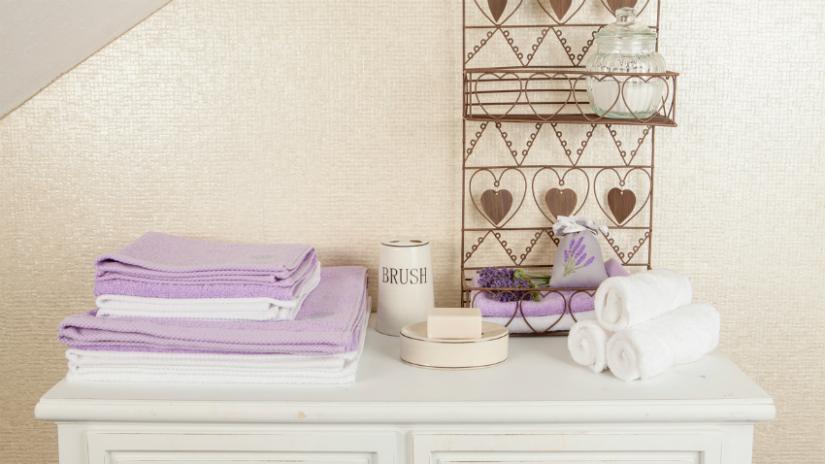 półki łazienkowe shabby chic