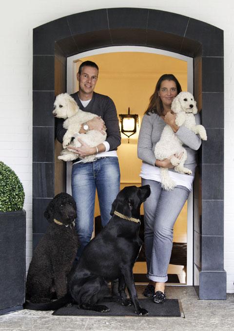 Happy with dogs
