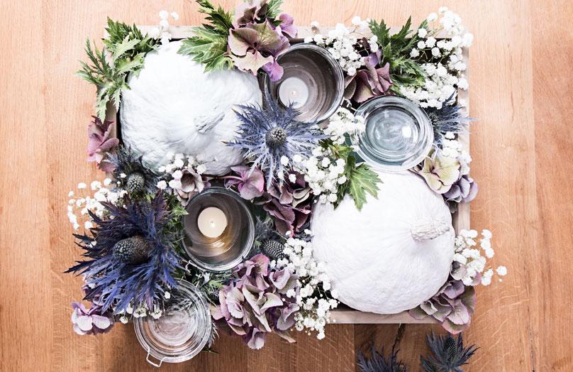 DIY Herbst Centerpiece