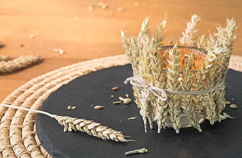 DIY: Herbstliches Windlicht