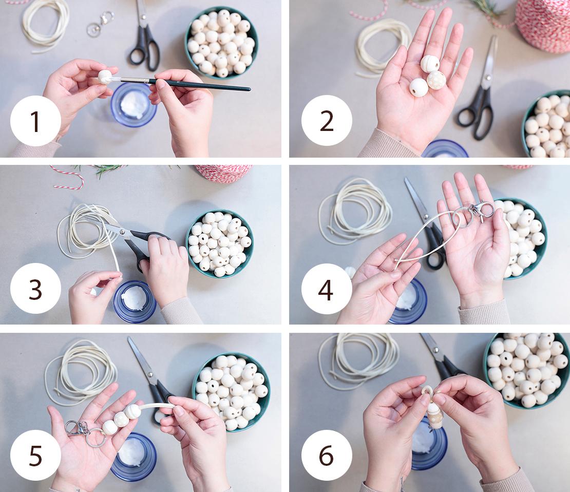Llavero DIY pasos