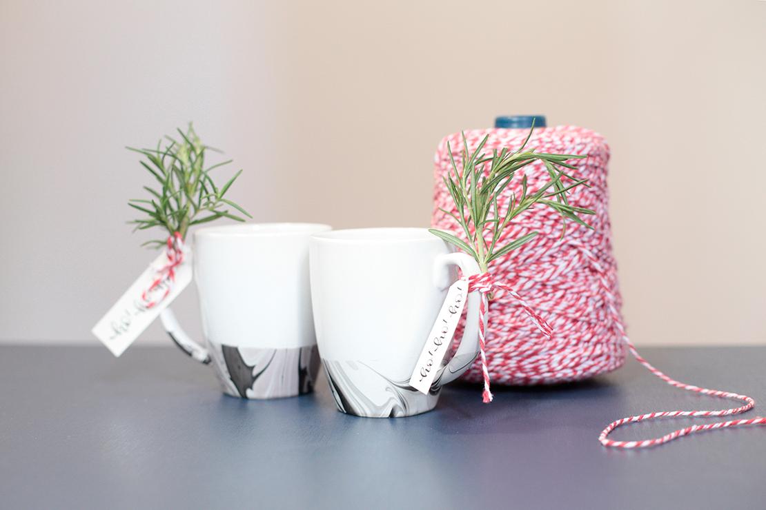 Taza de mármol DIY final