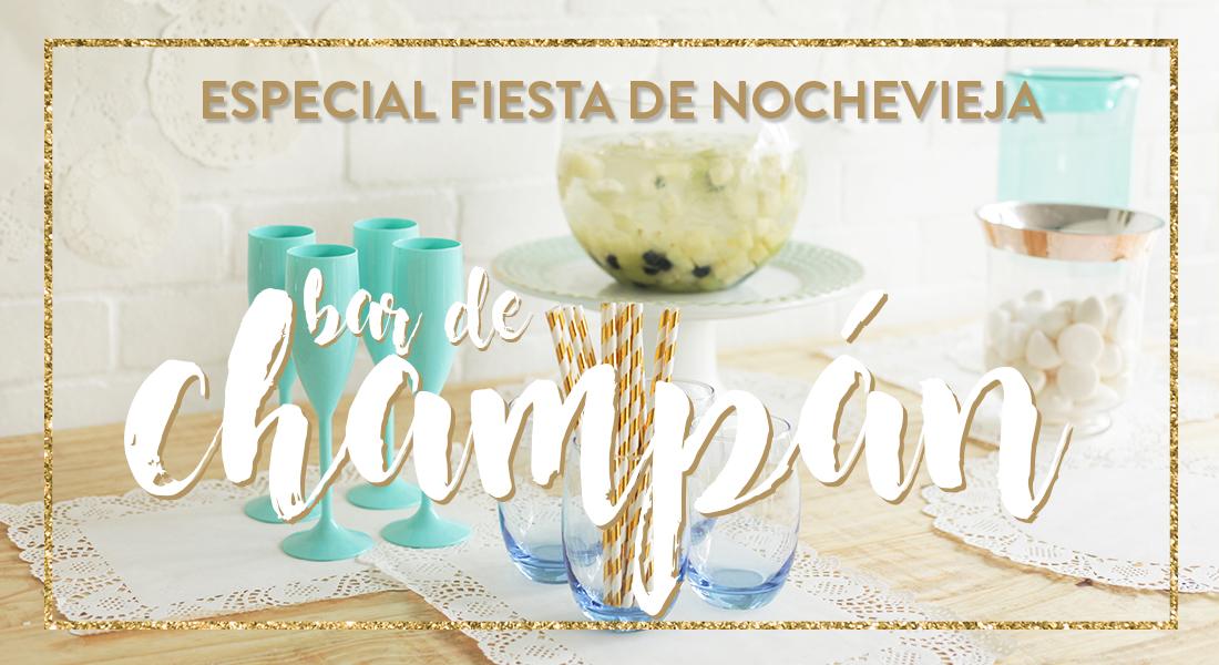 Cómo montar un bar de champán en casa