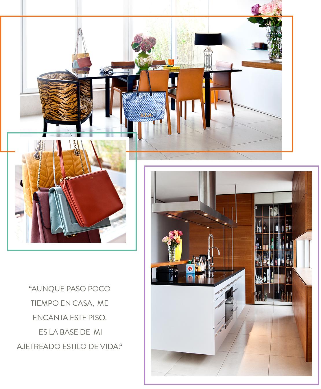 Piso de soltero cocina y comedor