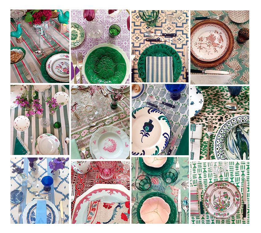 Las propuestas de Pepa Yuste para la mesa inspiran cada día a sus seguidores de Instagram. Fuente: @myvintagecorner