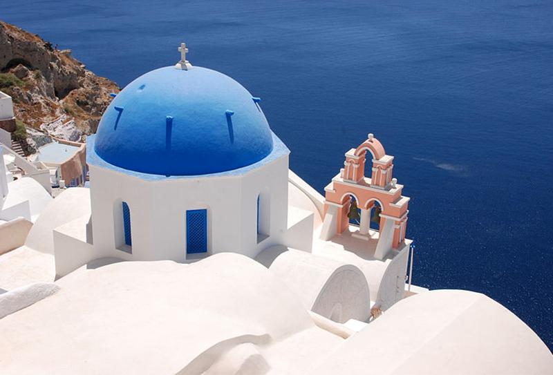 Santorini Santorini-Cupola Blu