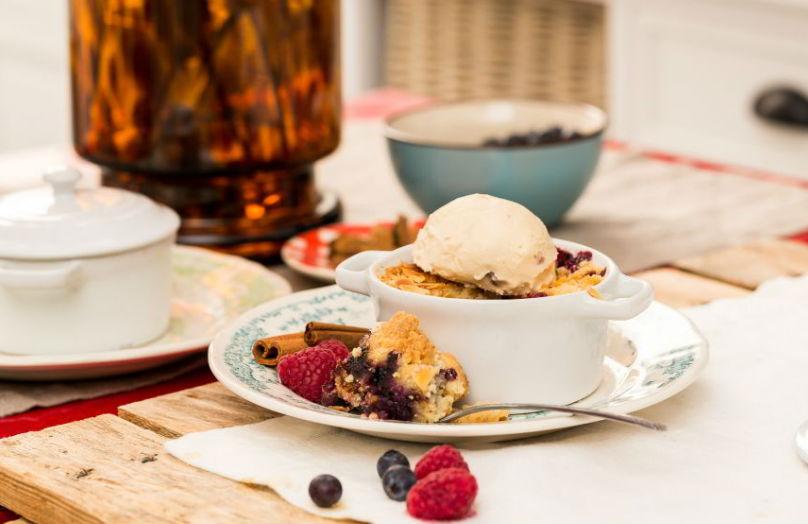 Ricette di Natale: Crumble ai mirtilli