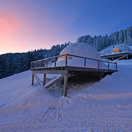 Hotel Whitepod: un rifugio di lusso nel cuore delle Alpi
