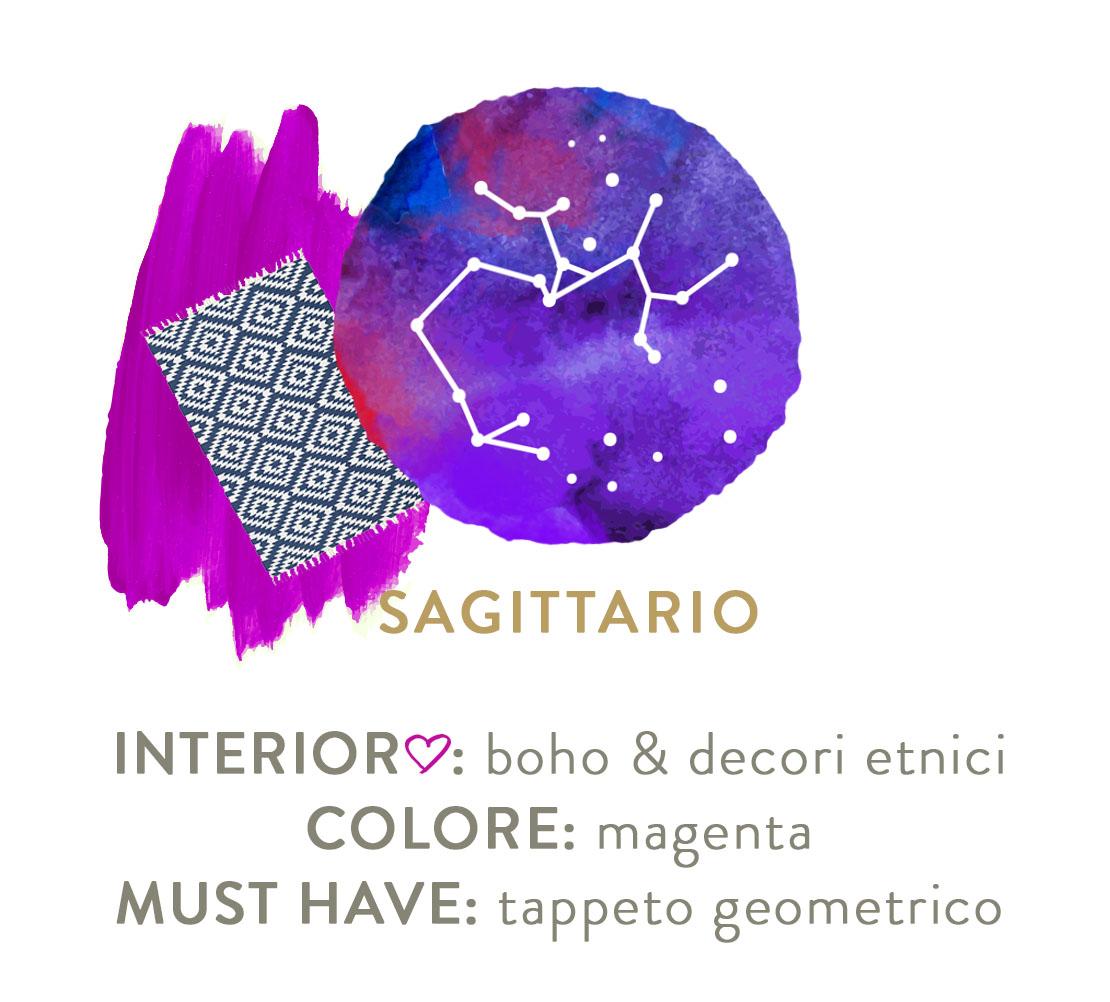 decorare casa secondo lo zodiaco sagittario