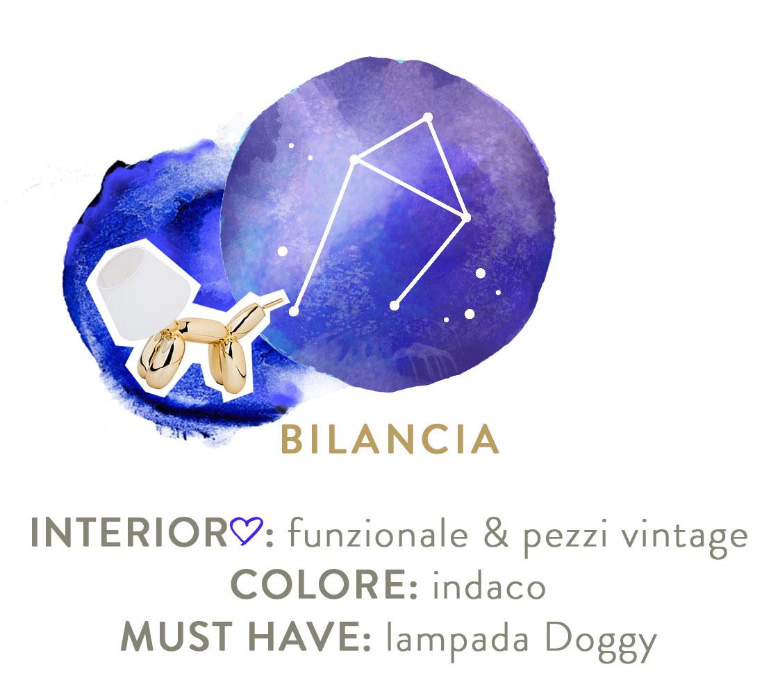 decorare casa secondo lo zodiaco bilancia