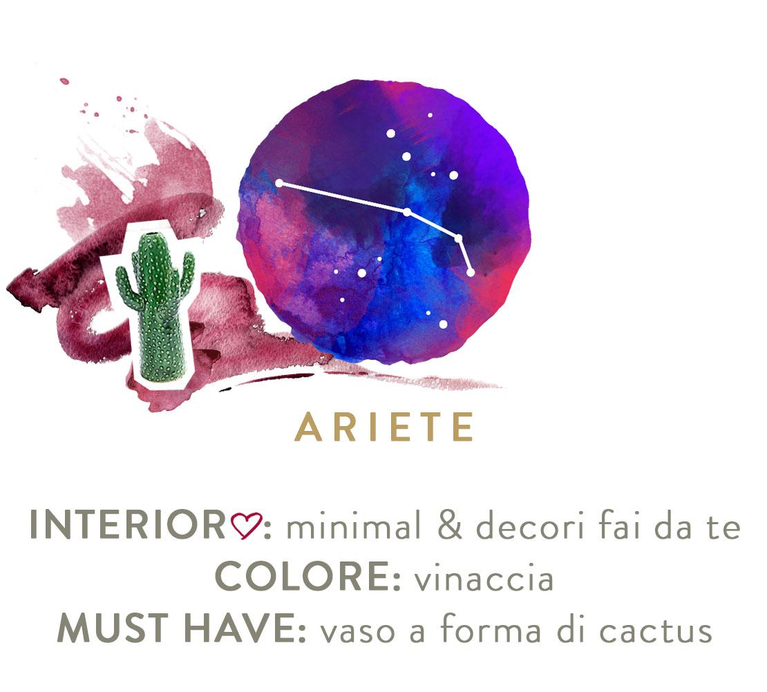 decorare casa secondo lo zodiaco ariete
