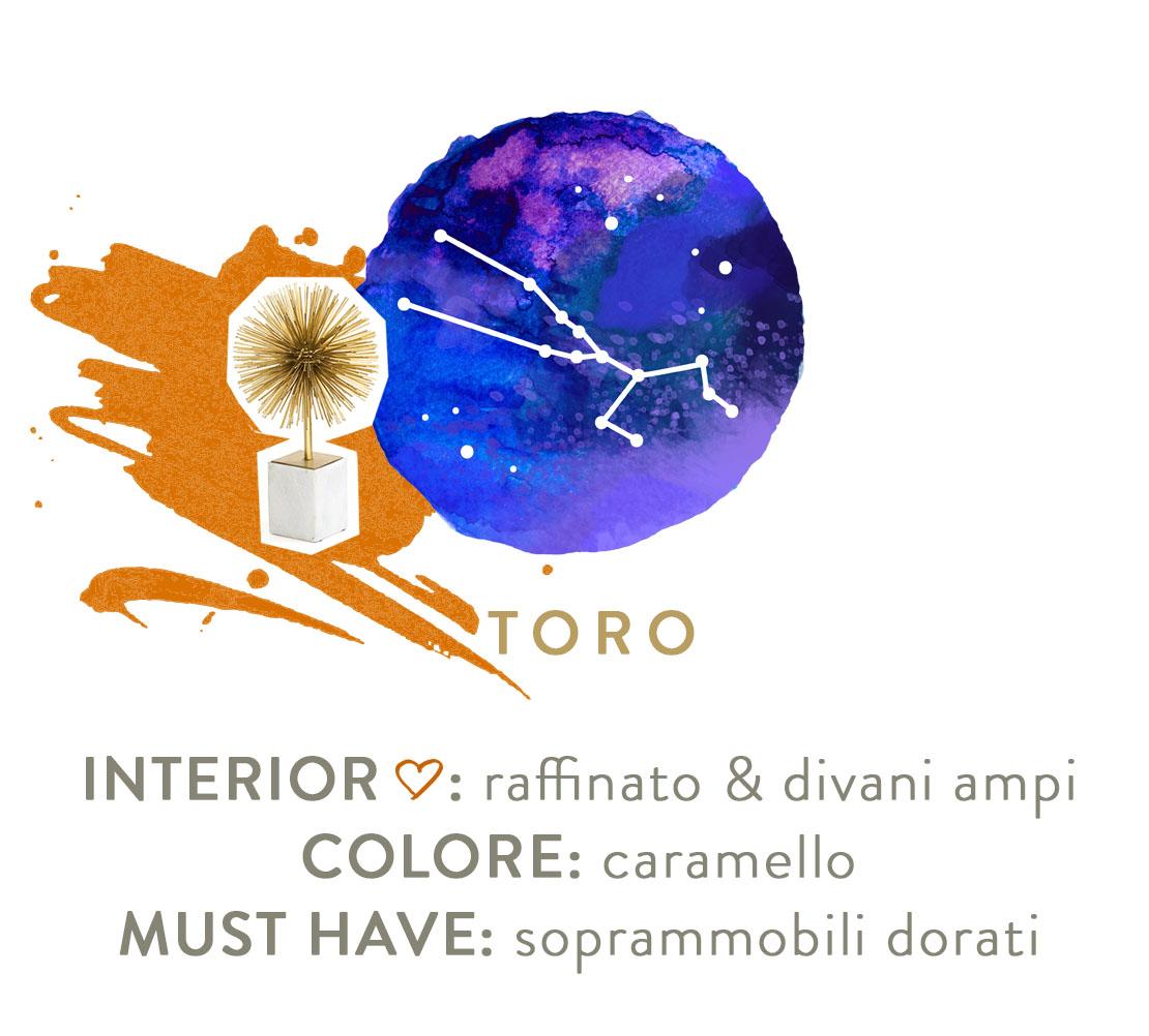 decorare casa secondo lo zodiaco toro