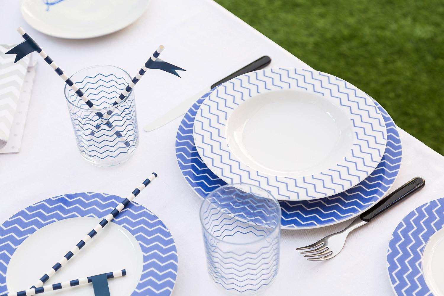 Party Bianco e Blu Bianco e blu, Party bianco e blu, Colori, Decorazioni, Estate, Mise en place, Party