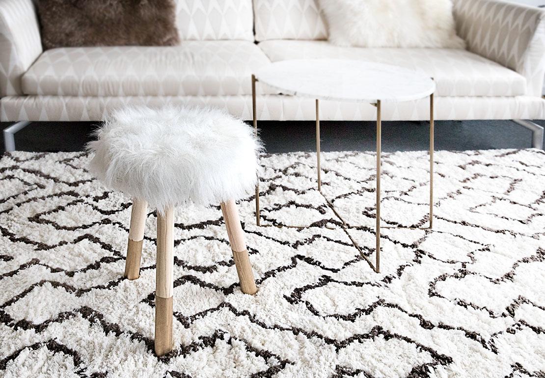 pouf shabby inverno