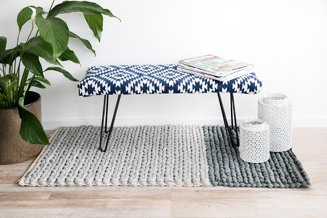 panca fai da te tappeto kilim