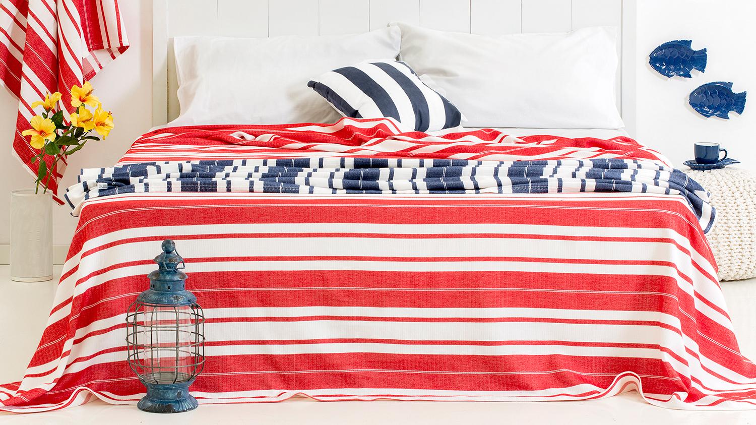 Geometrico, Trend, Letto, Vintage, Decorazioni, Stile