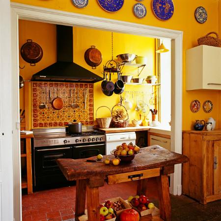 Recept voor een keuken in Toscaanse stijl