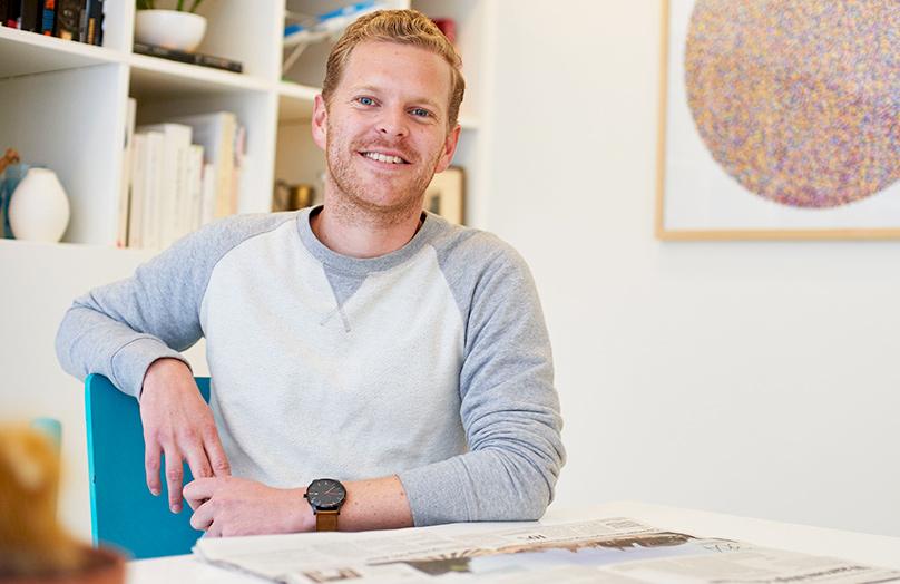 Binnenkijken bij Reinout in Amsterdam