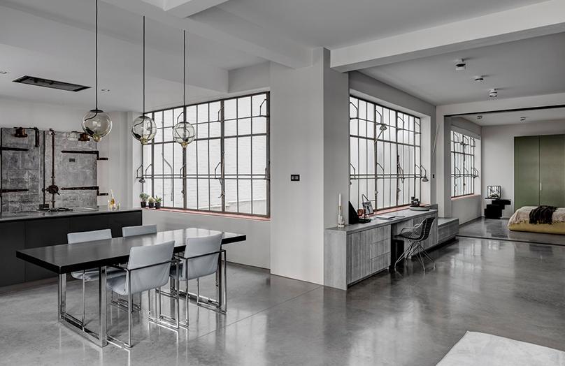 Een industriële loft in Londen