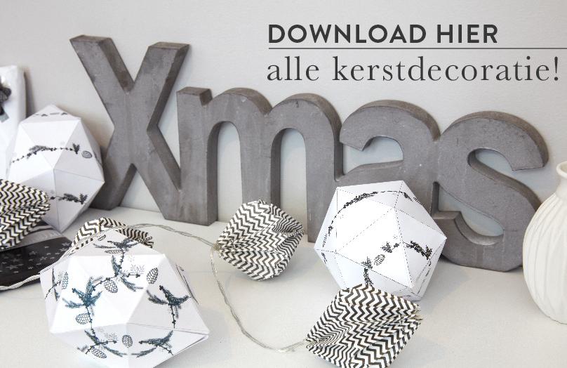 Print jouw kerstdecoratie