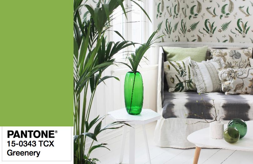 Greenery, de kleur van het jaar 2017