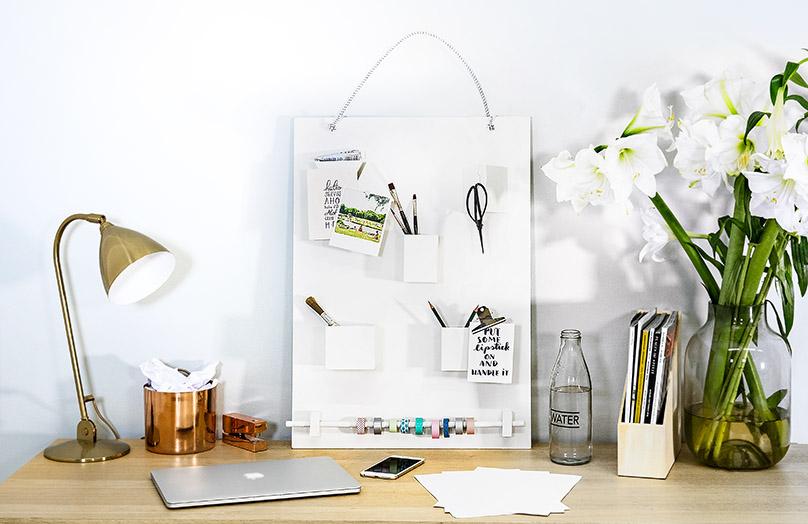 DIY: Bureau organizer