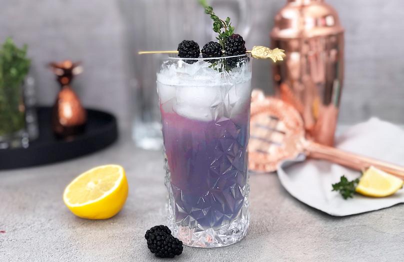 How to... Blackberry Gin Fizz