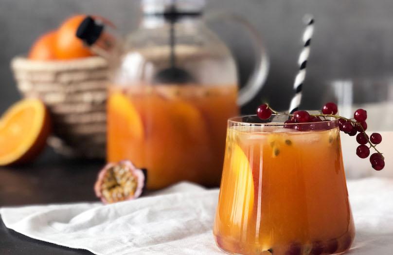 DIY Owocowa mrożona herbata