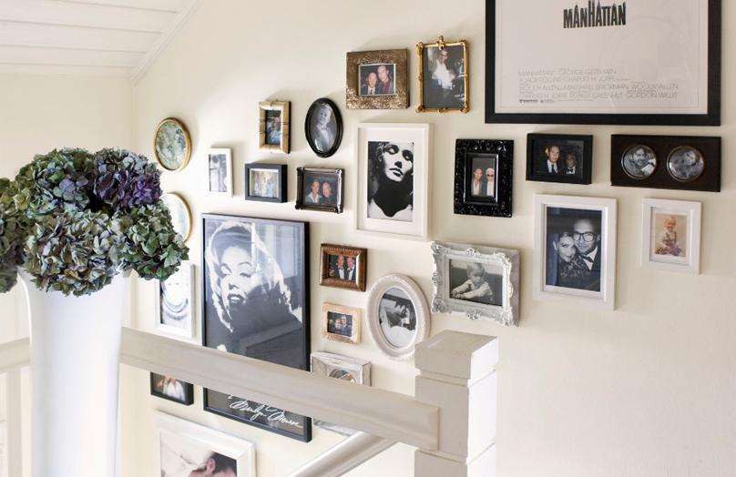 Una galleria d'arte in casa