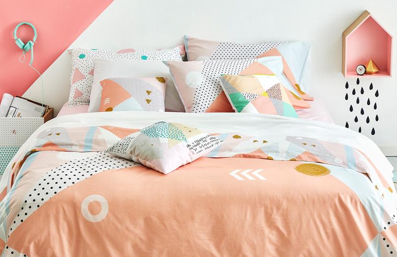 Il nuovo volto del letto trendy? Geometrico