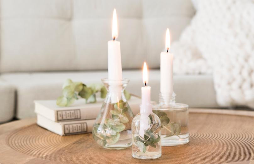 DIY Minimalistische kaarsenhouder