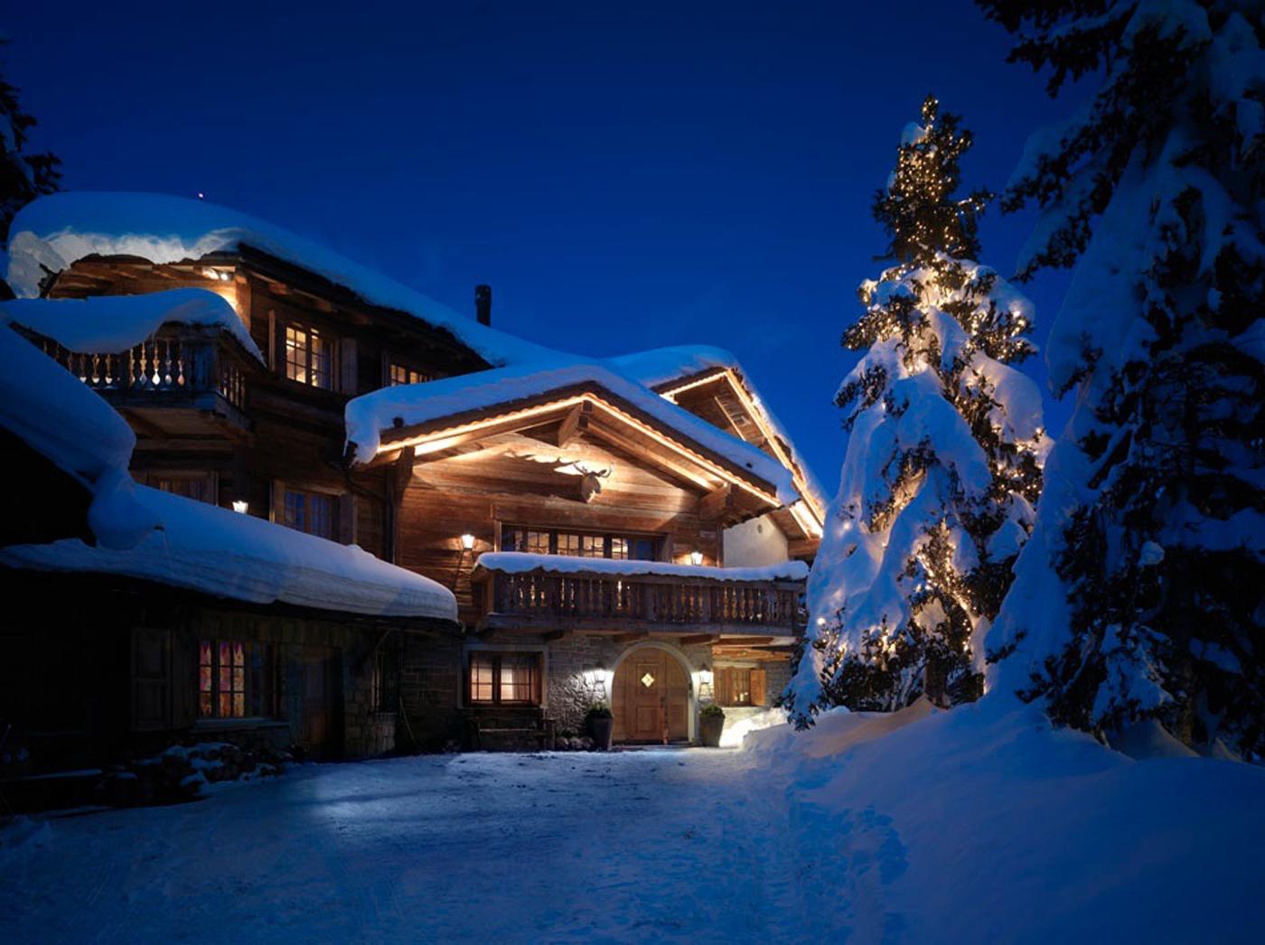 Saint Moritz, Chalet, Casa, Stile, Rustico. Montagna