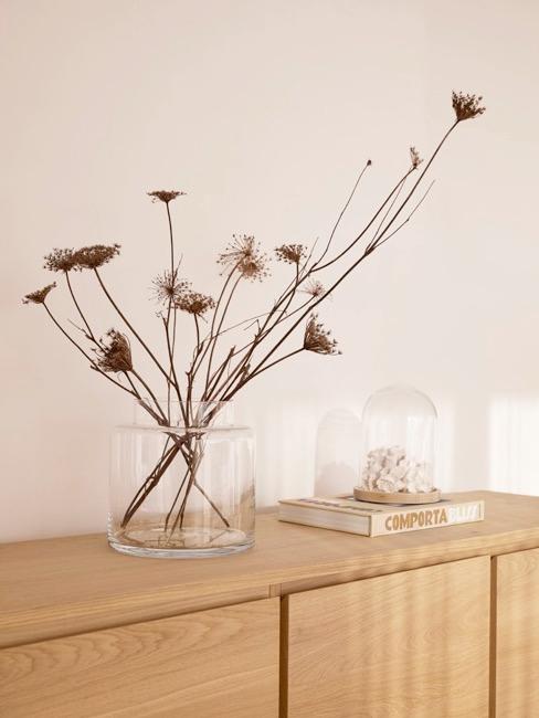 Nahaufnahme Sideboard im Wabi Sabi Look