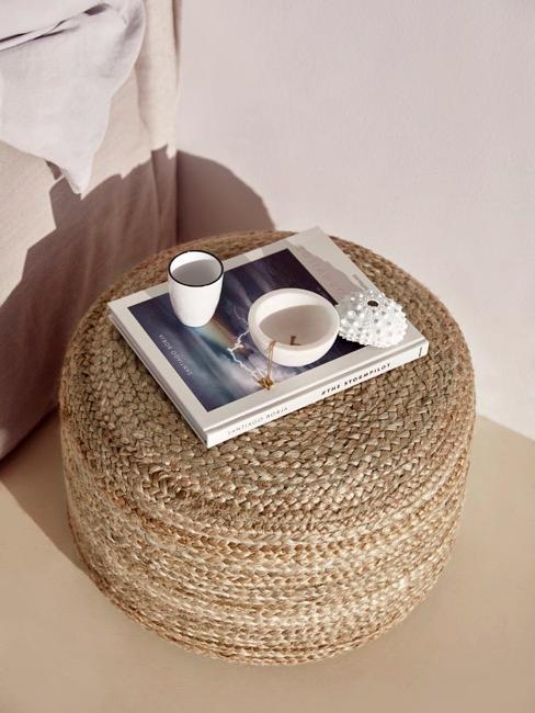 Tavolino in rattan Pouf in rattan
