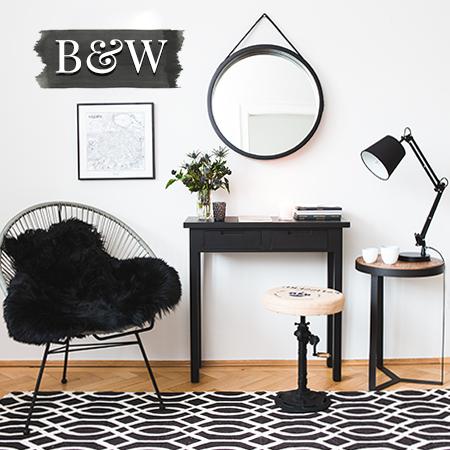 Tendencia monocromo: en blanco y negro