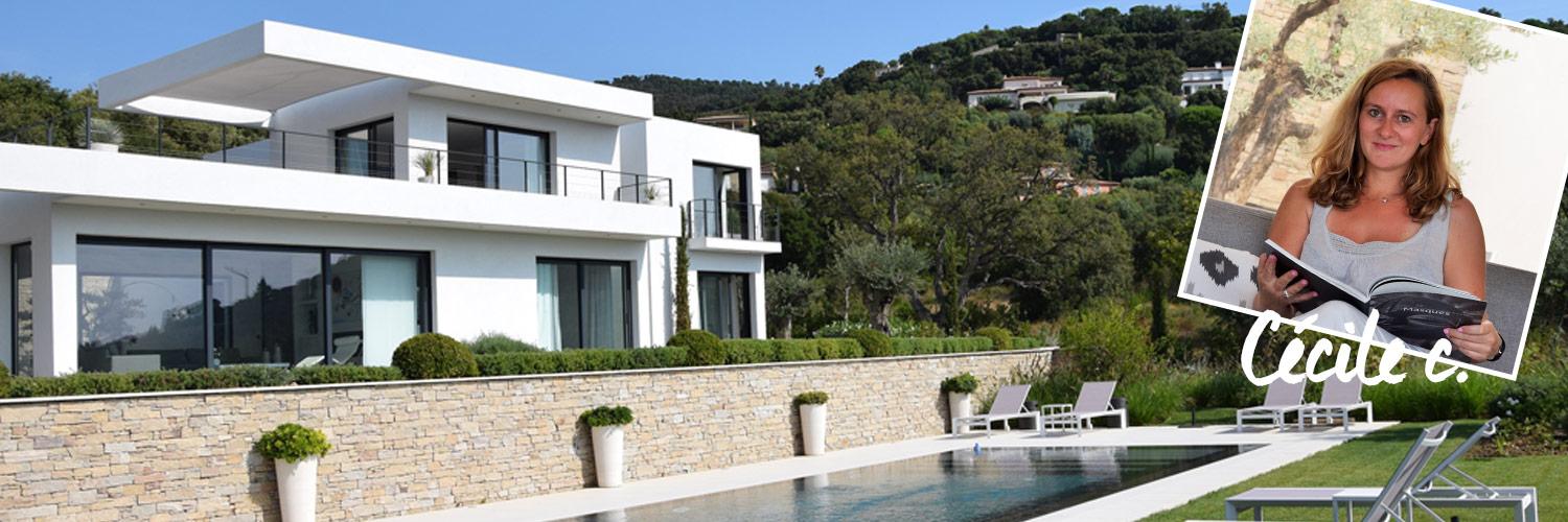 Villa vue sur mer à Sainte-Maxime