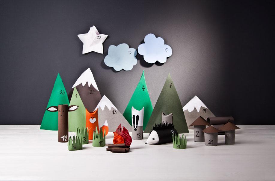 Calendario dell'Avvento per Bambini Fai da Te Decorazioni di Natale Calendario-dell-avvento-per-bambini, Natale, Decorazioni, Fai-da-te