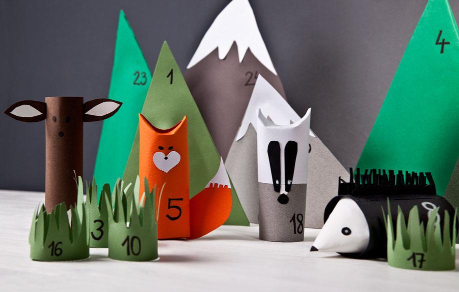 Calendario dell'Avvento per Bambini Fai da Te Decorazioni di Natale Calendario-dell-avvento-per-bambini, Natale, Decorazioni, Fai-da-te