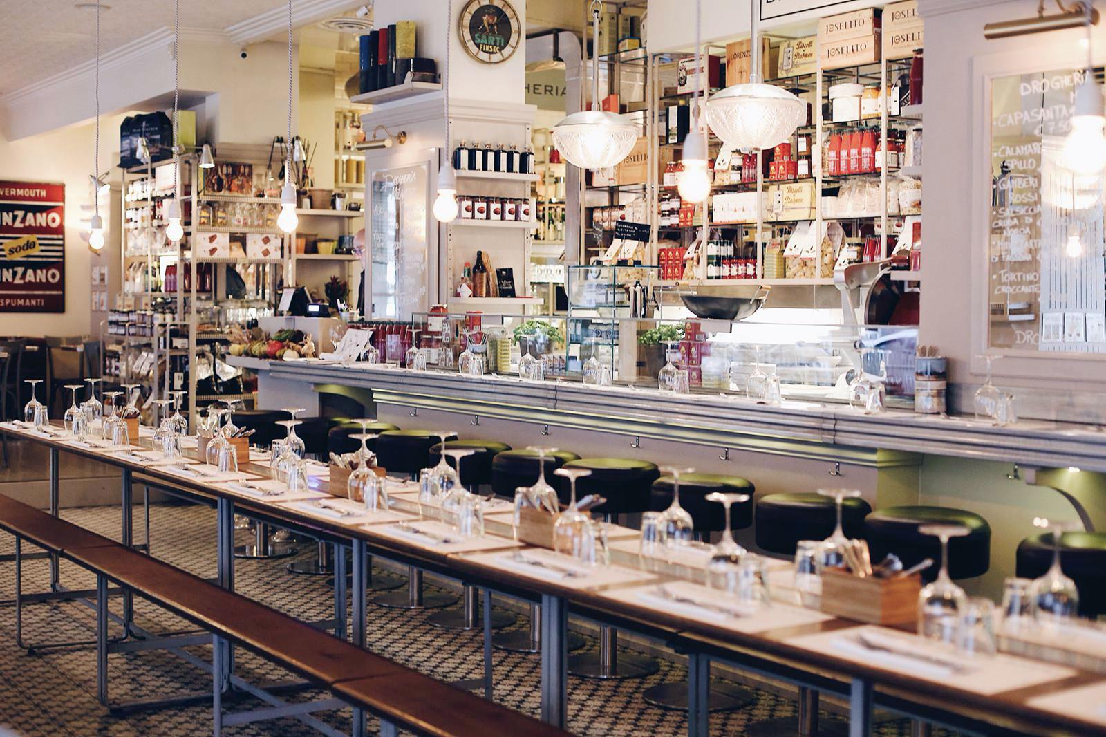 Drogherie Milanesi, Milano, Stile, Mise en Place, Ricette, Ristorante