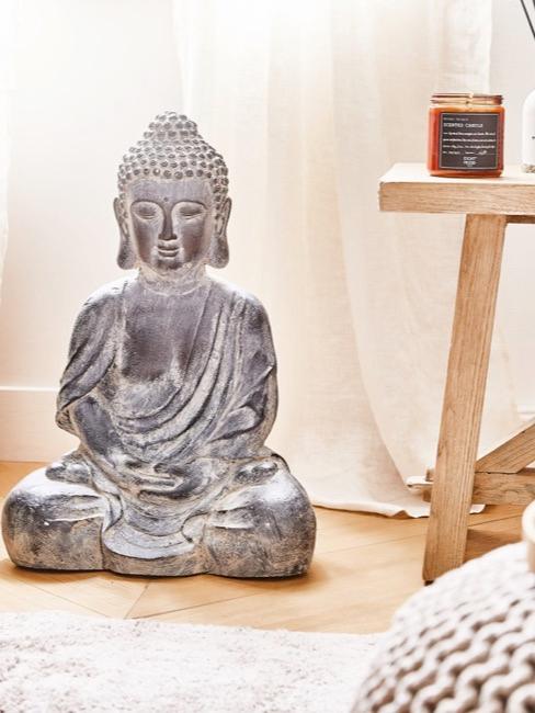 Déco orientale avec figurine du Bouddha
