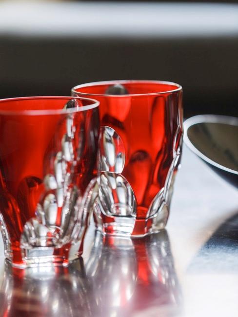 Décoration d’Halloween Verres rouges pour halloween