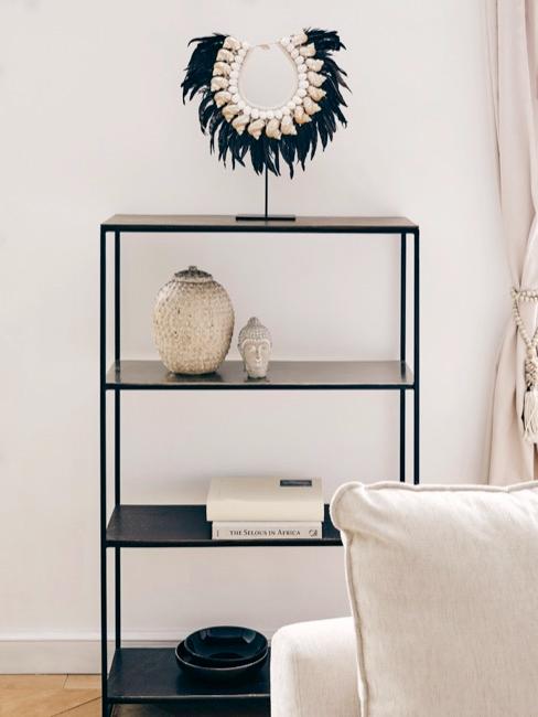 Déco Bouddha Étagère avec accessoire Bouddha
