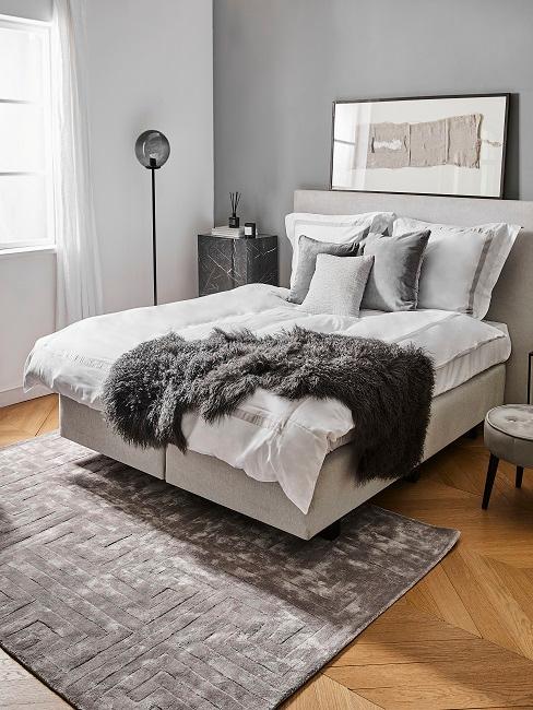 Decorar con gris antracita dormitorio decorado con gris antracita