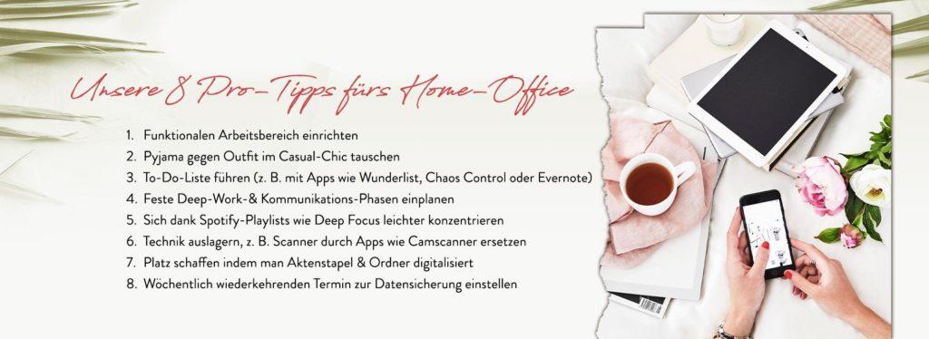 8 Pro-Tipps fürs Home-Office