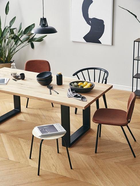 Modernes Esszimmer im Vintage Look