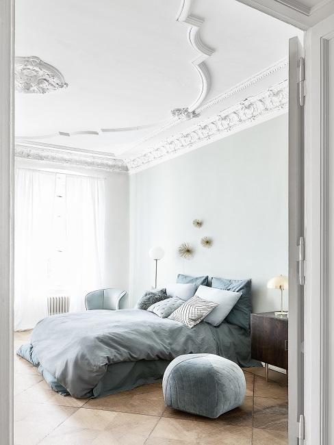 Luxus Wohnung einrichten Schlafzimmer Wandgestaltung